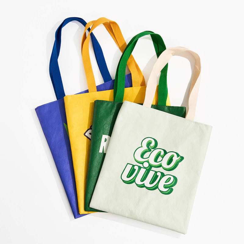 Custom Colored Tyvek Shopping Tote Bags-SPU