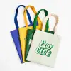 Custom Colored Tyvek Shopping Tote Bags-SPU
