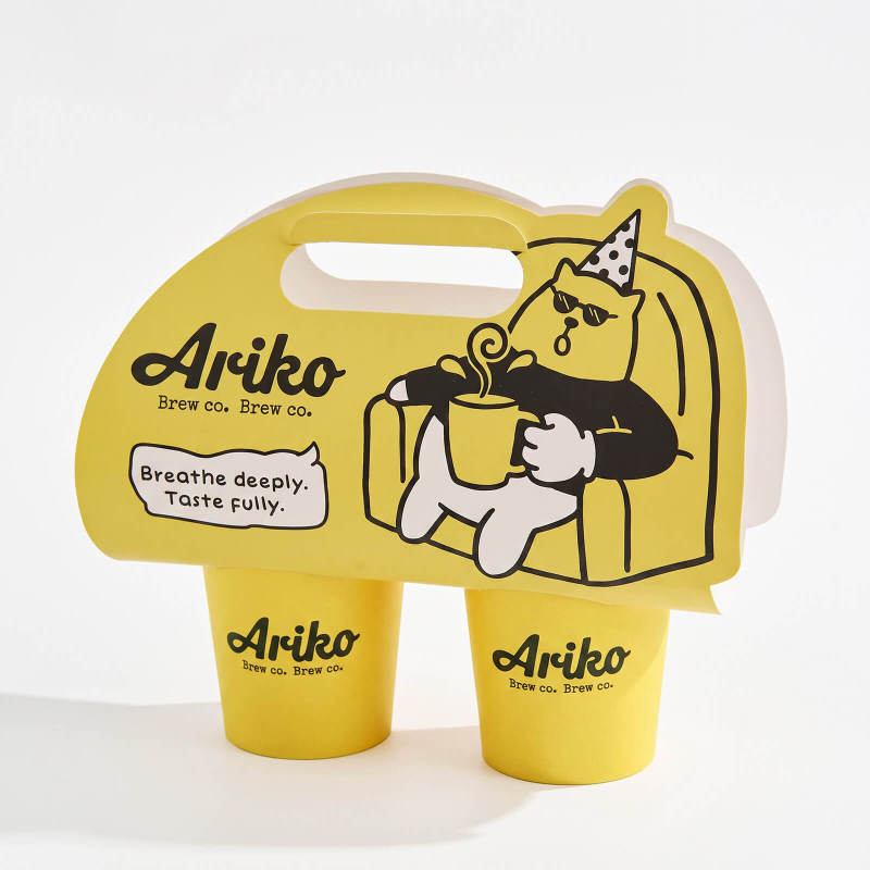 Custom Die-Cut Beverage Carrier
