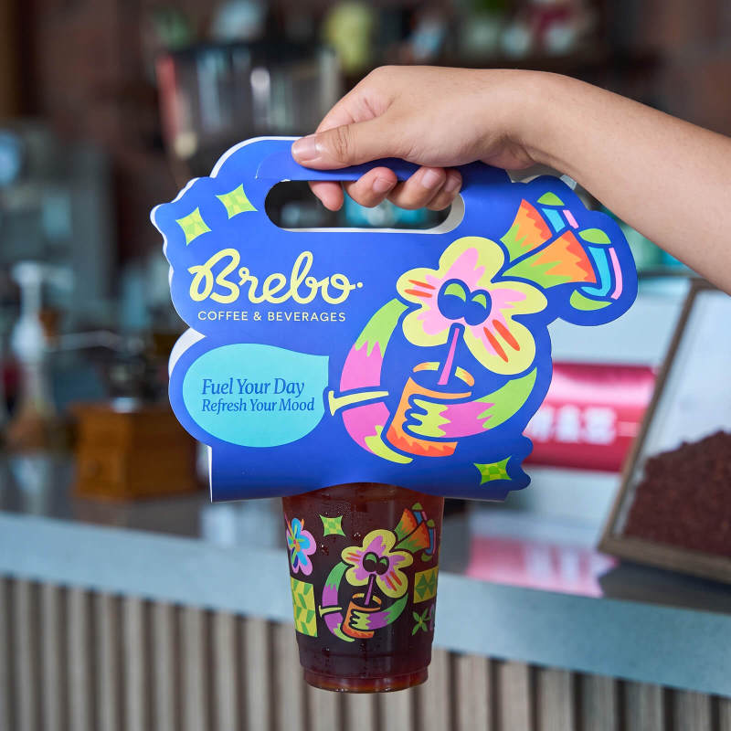 Custom Die-Cut Beverage Carrier