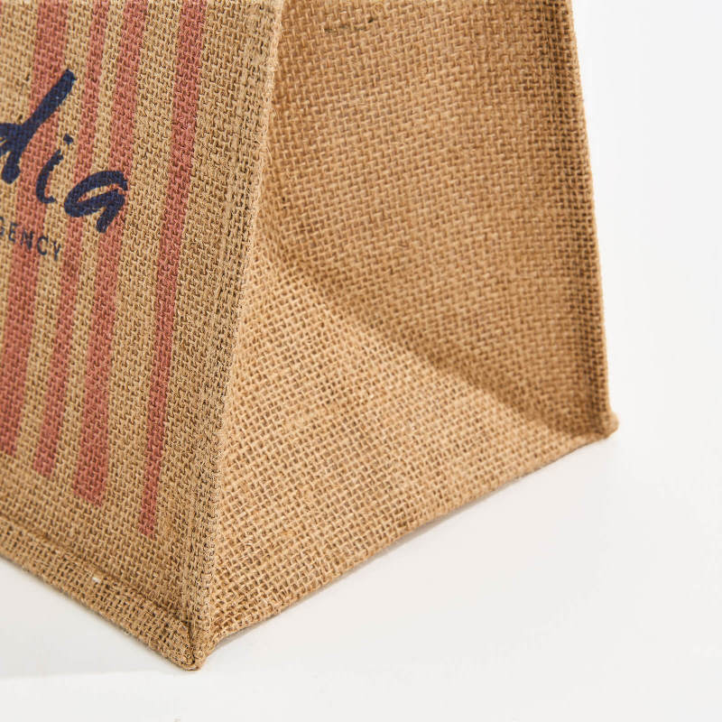 Custom Direct Print Jute Gift Bags-SPU