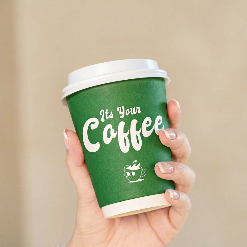 Custom Double Wall Paper Coffee Cups