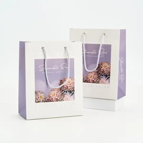 Custom Eyelet Gift Bags
