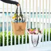 Custom Flower Paper Bags With Rope Handles