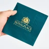 Custom Foil Stamped Color Napkins-SPU