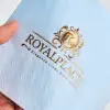 Custom Foil Stamped Color Napkins-SPU