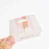 Custom Folded Necklace And Earring Display Tag-SPU