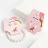 Custom Folded Necklace And Earring Display Tag-SPU