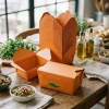 Custom Folded White Take Out Boxes For Restaurants