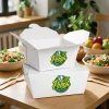 Custom Folded White Take Out Boxes For Restaurants