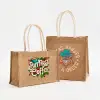 Custom Full Color Jute Gift Bags-SPU