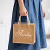 Custom Full Color Jute Gift Bags-SPU