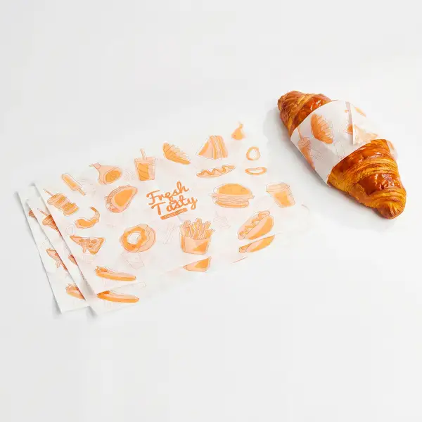 Custom Grease Resistant Food Wrapping Paper