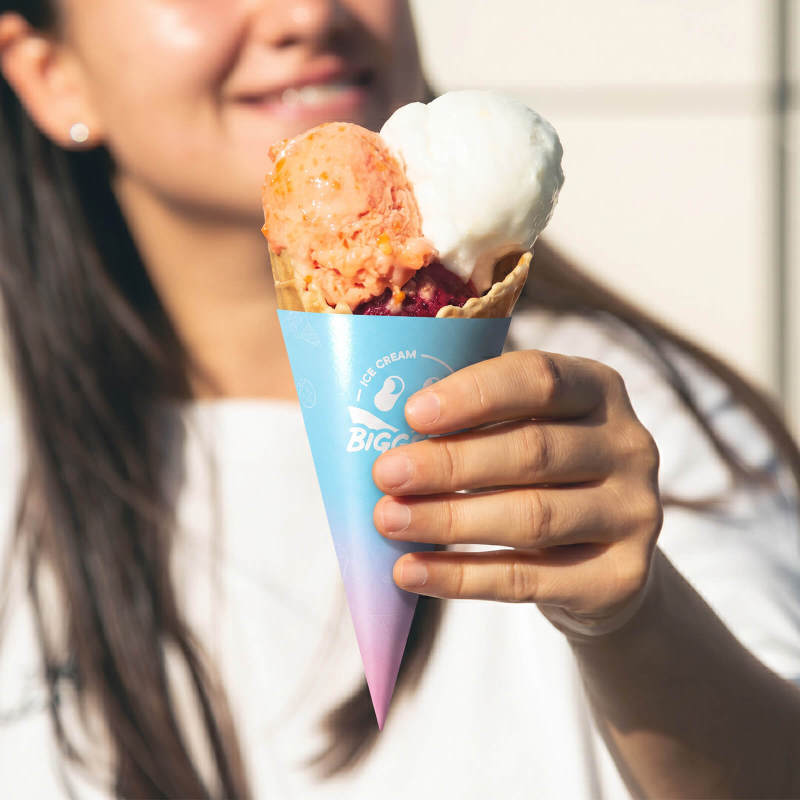 Custom Ice Cream Cone Sleeves