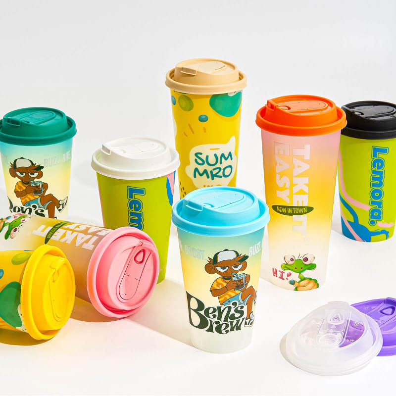Custom In-Mold Label Plastic Cups