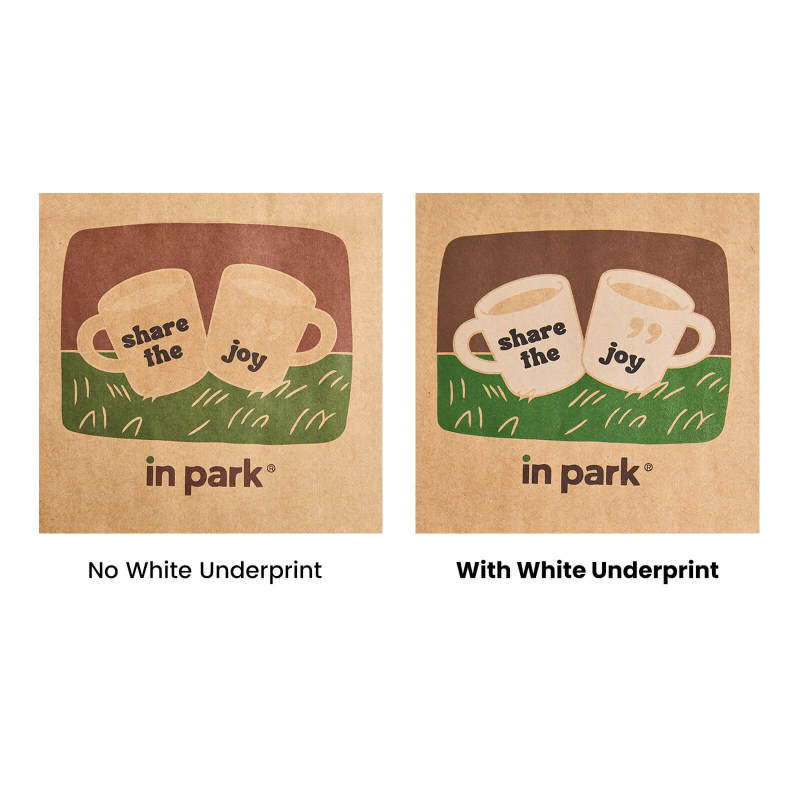 Custom Kraft Die Cut Handle Paper Bag SPU