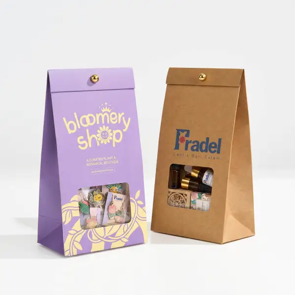Custom Stand Up Bags with Windows