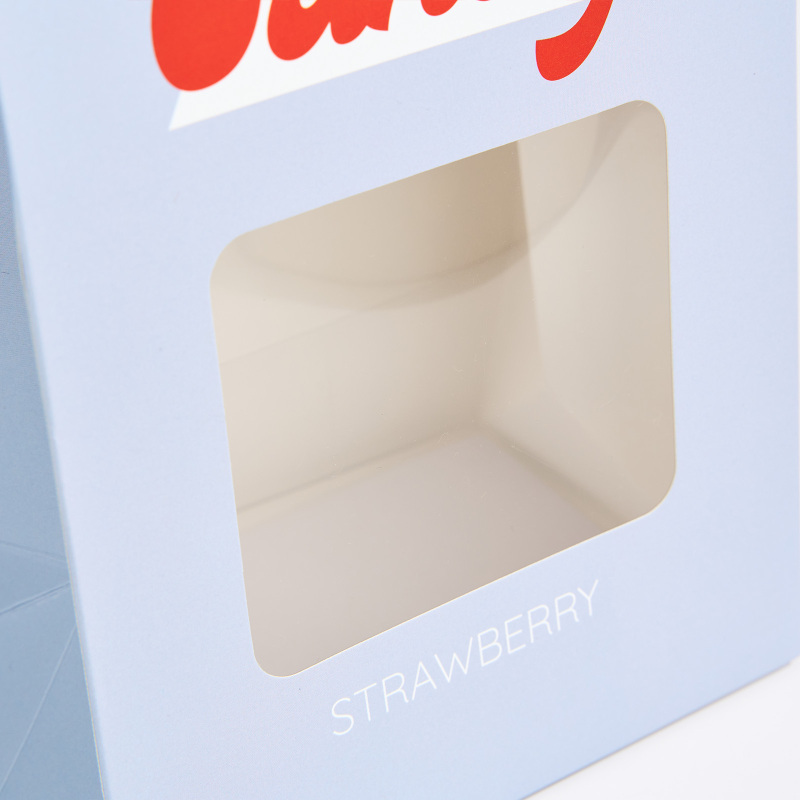Custom Kraft SOS Bags with Windows-SPU
