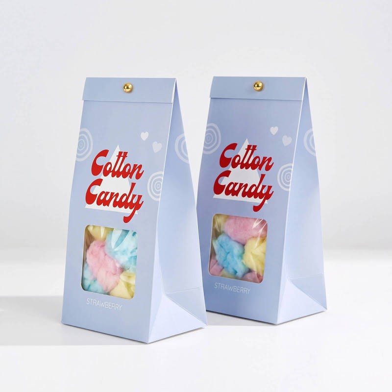 Custom Kraft SOS Bags with Windows-SPU