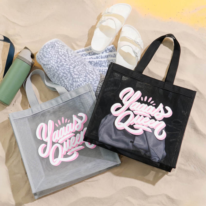 Custom Mesh Nylon Tote Bag