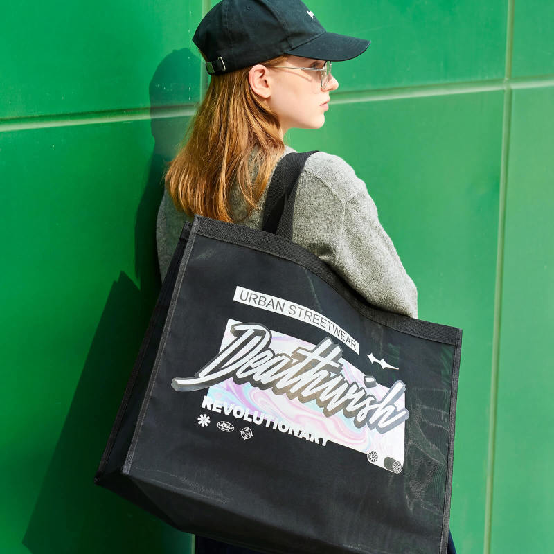 Custom Mesh Nylon Tote Bag