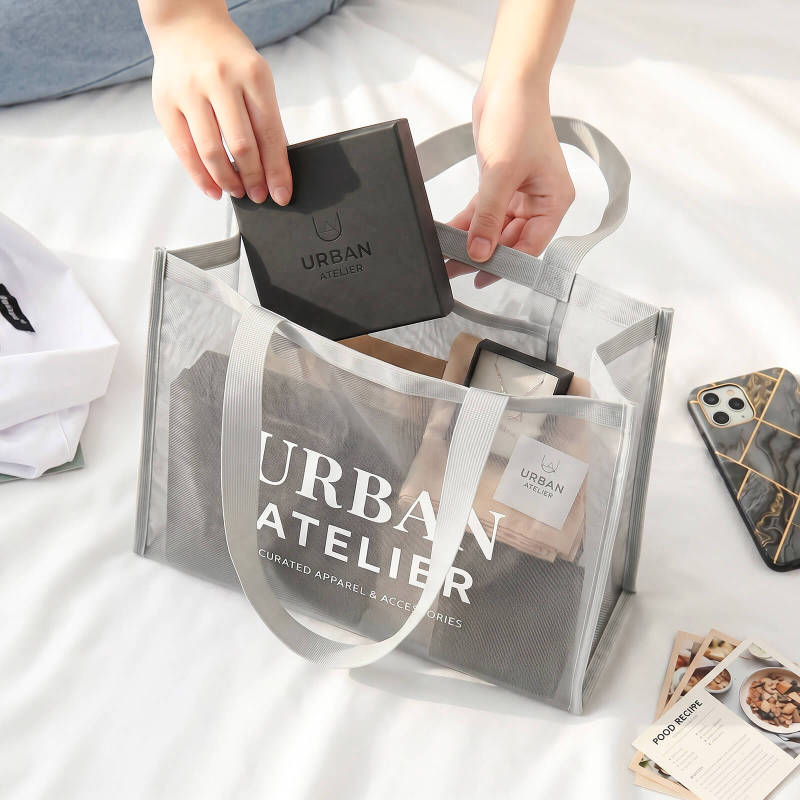 Custom Mesh Nylon Tote Bag