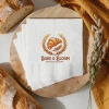 Custom Napkins for Bakery Shop