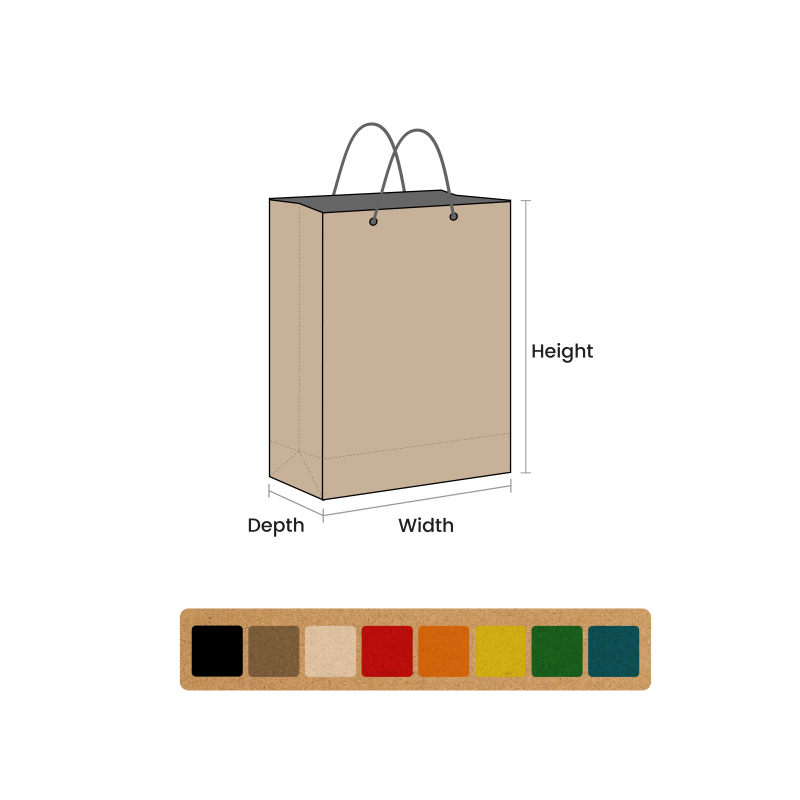 Custom Natural Kraft Gift Bags