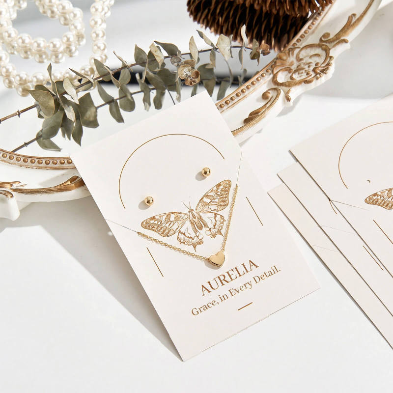 Custom Necklace And Earring Display Tags-SPU