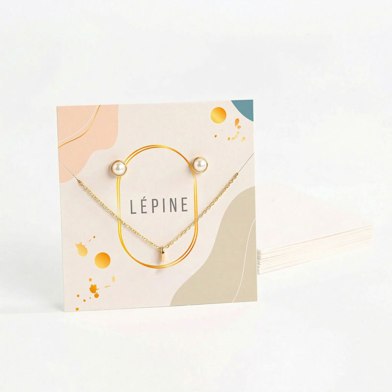 Custom Necklace And Earring Display Tags-SPU
