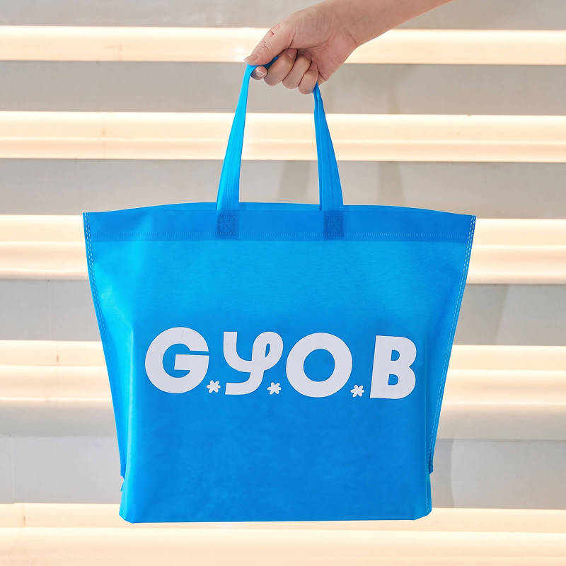 Custom Non Woven Tote Bags with Bottom Gusset-SPU