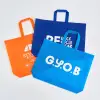 Custom Non Woven Tote Bags with Bottom Gusset-SPU