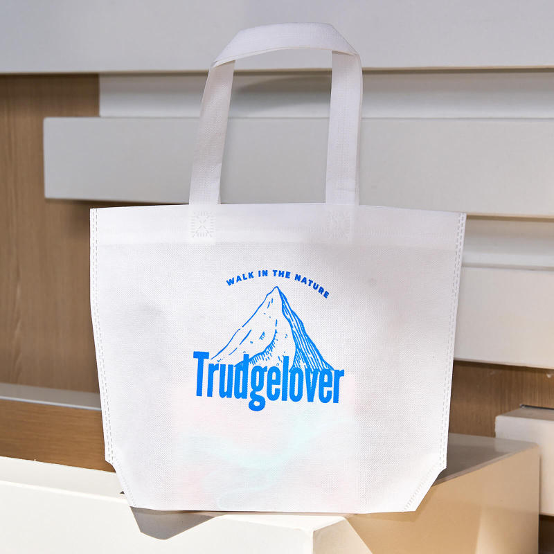 Custom Non Woven Tote Bags with Bottom Gusset-SPU