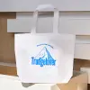 Custom Non Woven Tote Bags with Bottom Gusset-SPU