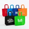 Custom Non Woven Tote Bags with Bottom Gusset-SPU
