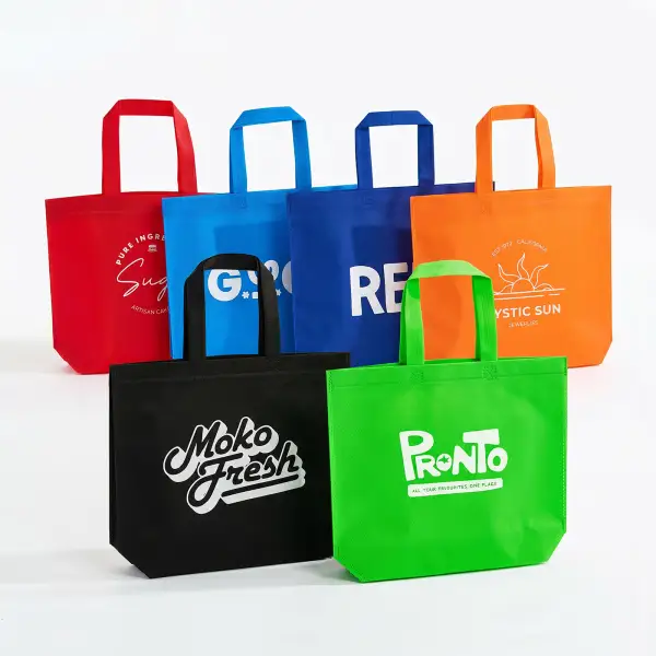 Custom Non Woven Tote Bags with Bottom Gusset