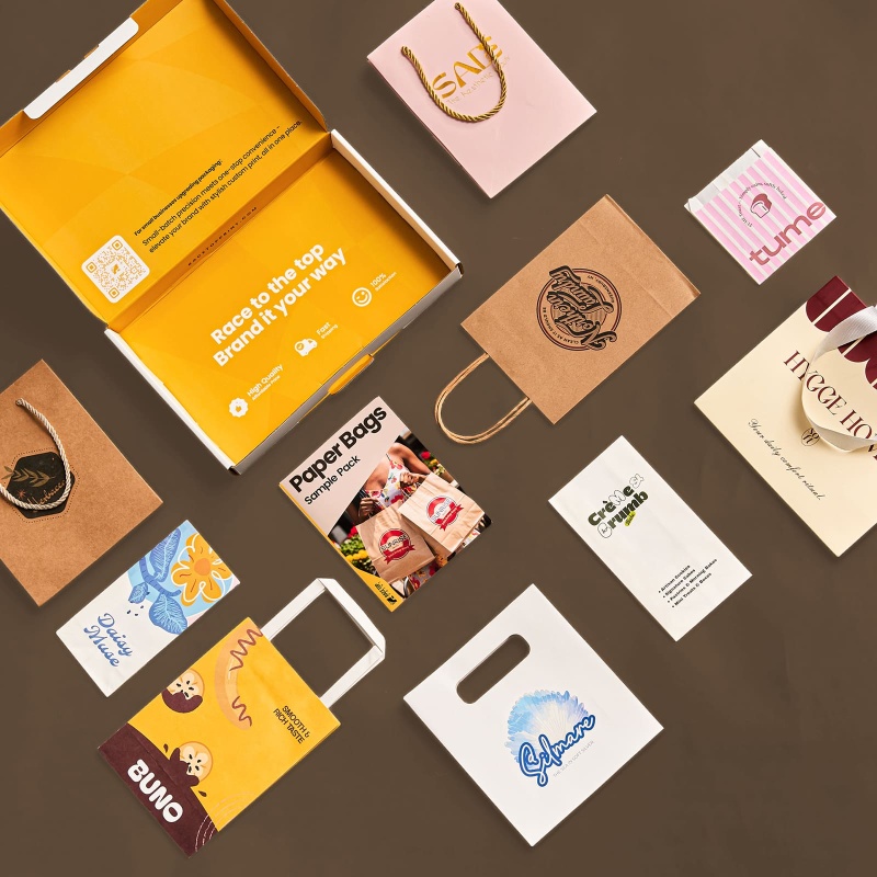 Custom Paper Bag Sample Pack