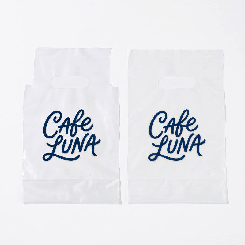 Custom Plastic Drink Carrier Bags-SPU