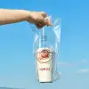 Custom Plastic Drink Carrier Bags-SPU