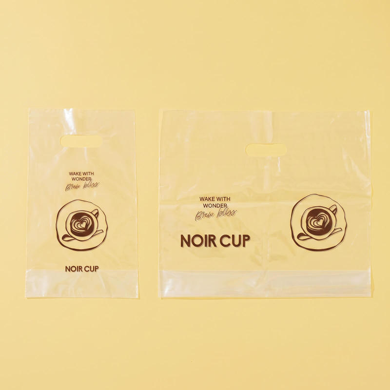 Custom Plastic Drink Carrier Bags-SPU