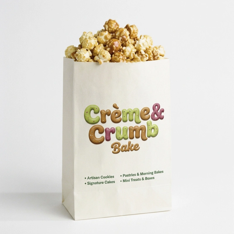 Custom Popcorn & Lunch Paper Bags