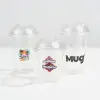 Custom Recyclable Plastic Cups with Dome Lids-spu