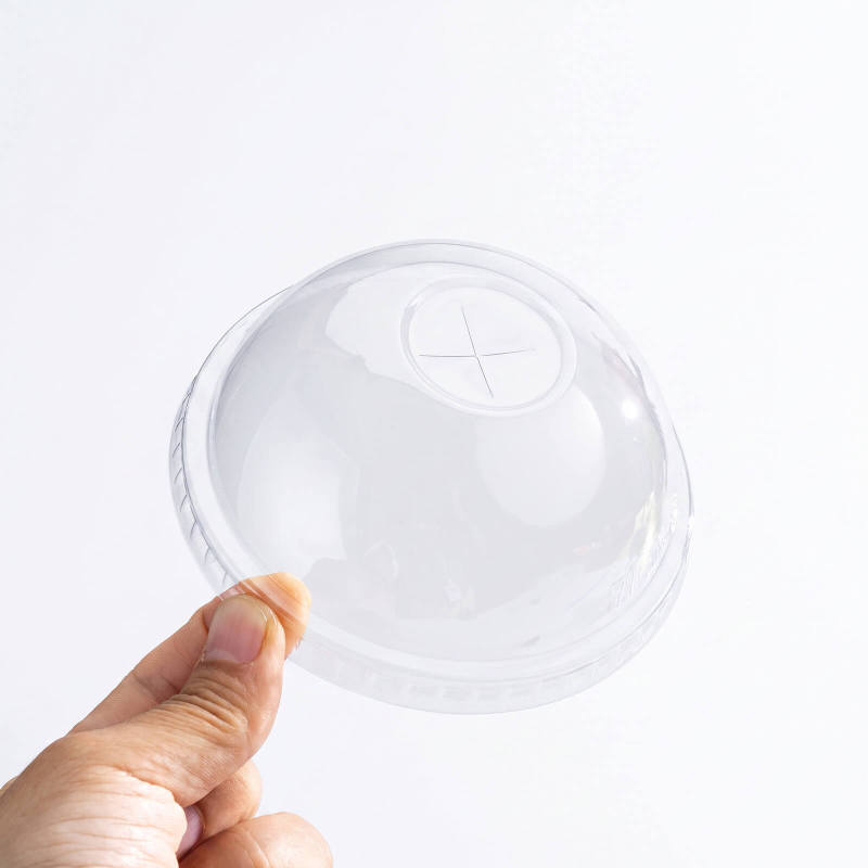 Custom Recyclable Plastic Cups with Dome Lids-spu