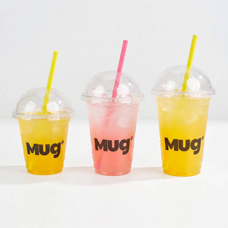 Custom Recyclable Plastic Cups with Dome Lids-spu