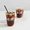 Custom Recyclable Round Bottom Plastic Cups with flat Lids-SPU