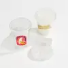 Custom Recyclable Round Bottom Plastic Cups with sip-through Lids-SPU