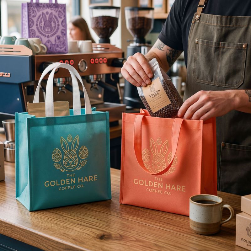 Custom Reusable Grocery Tote Bags