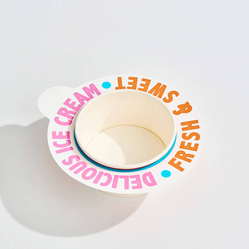 Custom Shaped Ice Cream Drip Catcher Paper