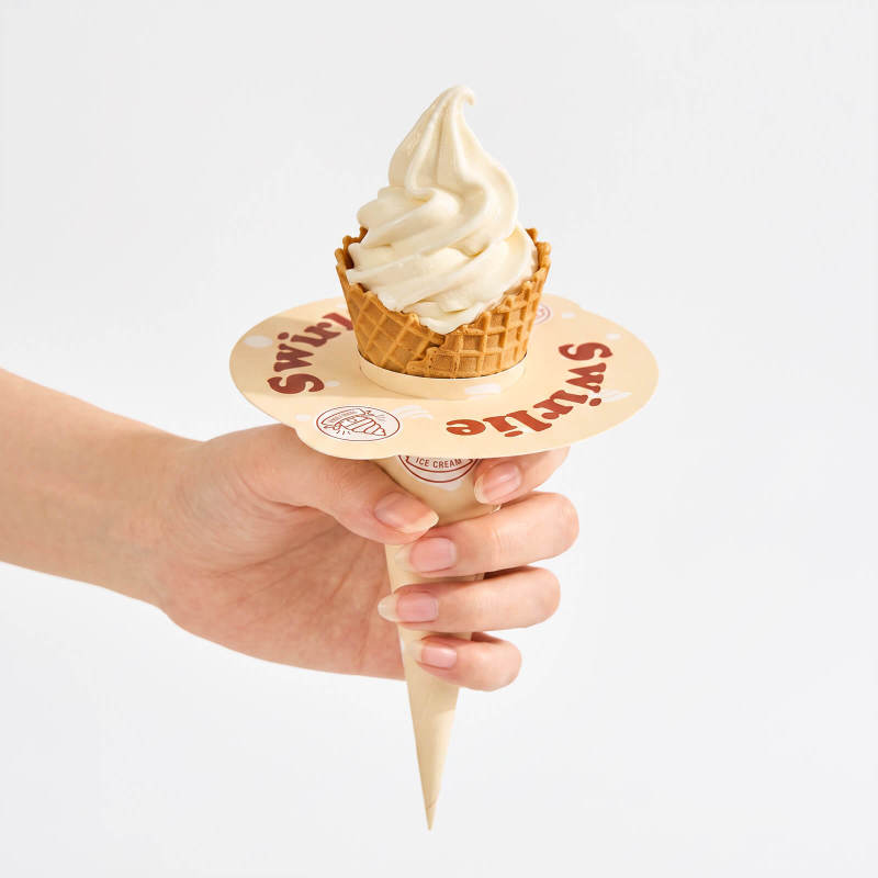 Custom Shaped Ice Cream Drip Catcher Paper