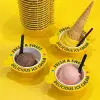 Custom Shaped Ice Cream Drip Catcher Paper